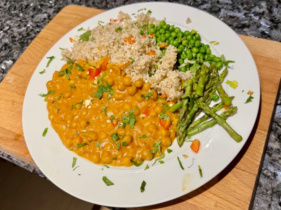 Chickpea & Peanut Butter Curry